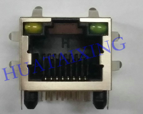 網絡插座 RJ45帶(dài)燈帶彈片